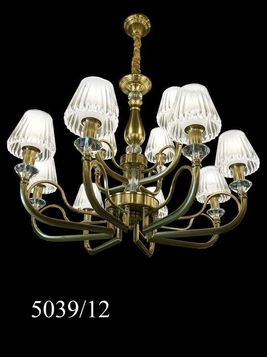 Đèn chùm chao dù xịn (5039/12)